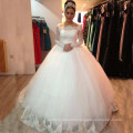 Beauty Decent Church Long Sleeved Ball Gown Wedding Dresses